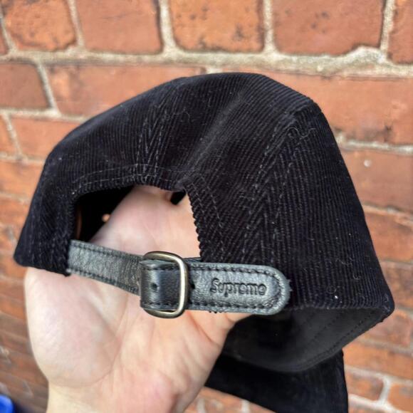 supreme corduroy 5 panel strap back hat - Picture 4 of 8